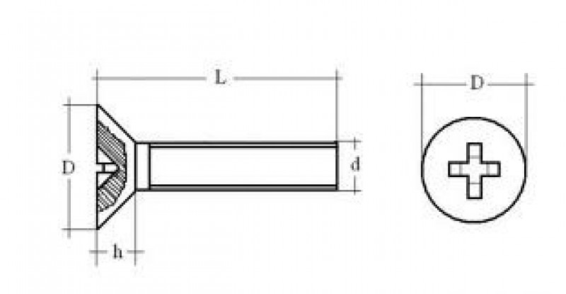 Wkret do metalu z lbem walcowym schemat